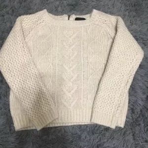 Cynthia Rowley wool beige sweater large